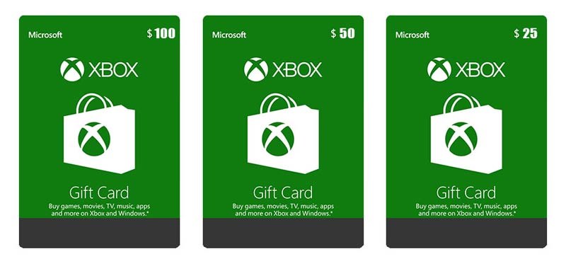 Подарочная карта microsoft store